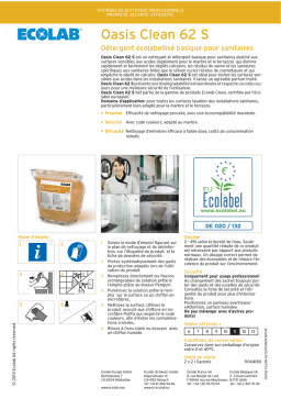 Ecolab Oasis Clean 62 S : Chat IA & Téléchargement PDF