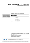 SEMIN Kedosec Manuel utilisateur