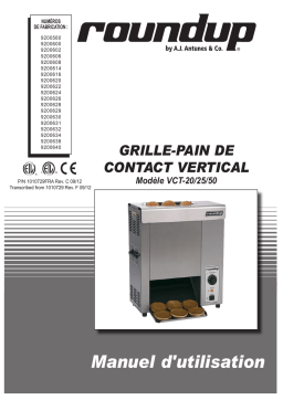 Manuel Roundup VCT-20/25/50 : Chat IA et PDF