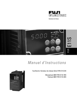 Fuji electric FVR-E11S 4EN Manuel utilisateur