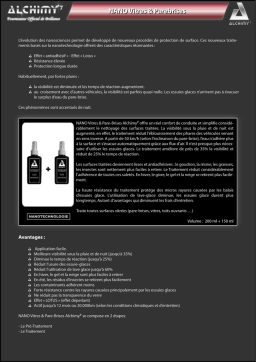 Alchimy7 Traitement Vitres Nano: AI Chat & PDF