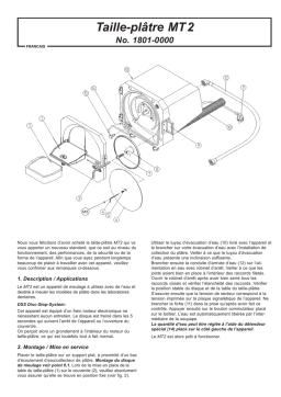 Renfert MT2 Taille-plâtre : Chat IA & PDF