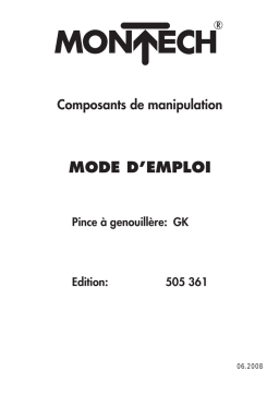 Montech GK, GKI Pinces à Genouillère: AI Chat & PDF