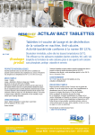 RESOCHEF ACTILAV BACT Manuel utilisateur