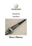 Manuel ARCALINE 100/50 AYRTON: AI Chat &amp; PDF