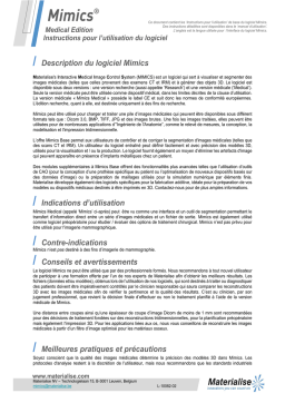 Mimics Medical: Instructions avec IA & PDF