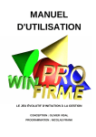 WIN-FIRME Pro 11 Manuel utilisateur