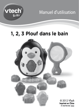 VTech 1, 2, 3 Plouf dans le bain Manuel utilisateur