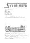 Sky Climber: Manuels d'instruction et s&eacute;curit&eacute; | Chat IA