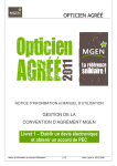 Manuel Opticien Agr&eacute;&eacute; MGEN | Chat IA &amp; T&eacute;l&eacute;chargement PDF