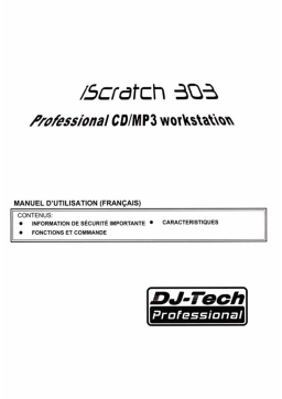 DJ-Tech iScratch 303 Manuel utilisateur