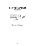 Manuel Cycle-Analyst CA-DP, CA-SA : Chat IA &amp; PDF