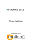 Prospective 2011 : Manuel d'utilisation + Chat IA