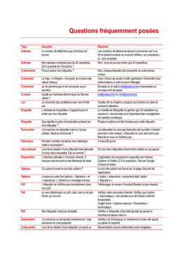 FAQ étiquette d'expédition : IA Chat & PDF