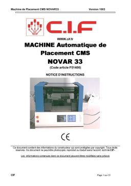 NOVAR 33 Notice d'Instructions | AI Chat & PDF