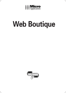 Micro Application Web Boutique Manuel utilisateur