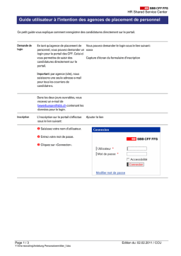 Guide Utilisateur Portail Candidatures | AI Chat