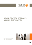 Fedict Administration des r&ocirc;les Manuel utilisateur