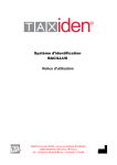 TAXiden Bacillus : Notice d'Utilisation + IA interactive