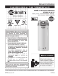 A. O. Smith 100 et 101 BTH-500A Manuel utilisateur