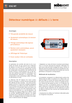 SebaKMT ESG NT : Fiche Technique avec IA Chat & PDF