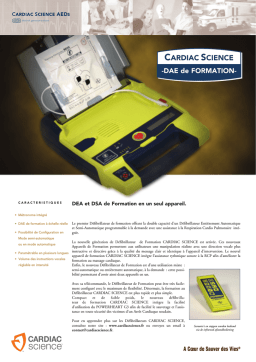 Cardiac Science Powerheart AED G3 Trainer Manuel utilisateur