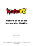 WinCan V8 Mesure de la pente: Manuel d'utilisation + AI Chat