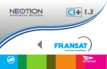 NEOTION FRANSAT CI+ Manuel utilisateur