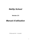 NETOP NetOp School Manuel utilisateur