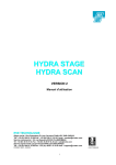 RVE TECHNOLOGIE HYDRA STAGE Manuel utilisateur