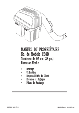 Husqvarna C38D Manuel du propriétaire