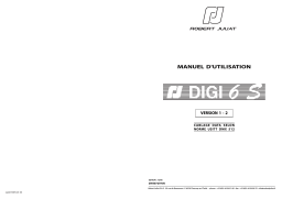 Robert Juliat DIGI 6S : Manuel d'utilisation + Chat IA
