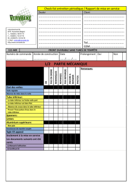 Check-list Brise-vent Vervaeke + Chat IA & PDF