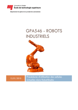 ABB IRC5 RobotStudio: Guide de programmation + IA