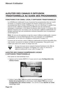 Manuel Bell ExpressVu 6100: Chat IA et PDF