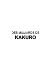 Des Milliards de Kakuro: Manuel d'Utilisation | AI Chat &amp; PDF Download