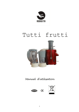Tutti Frutti Manuel d'utilisation | AI Chat & PDF