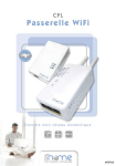 Omenex Passerelle CPL WIFI Manuel utilisateur