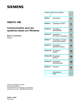 Siemens Standard-PC Manuel utilisateur