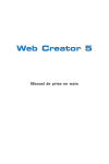 Mindscape Web Creator 5 Guide de d&eacute;marrage rapide