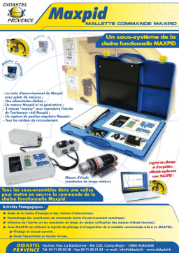 MAXPID Mallette de Commande | Chat IA & PDF