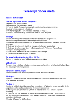 Terracryl décor métal: Guide d'utilisation + AI Chat