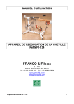 FRANCO &amp; Fils MF1-134 Manuel utilisateur