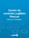 LOGMEIN LogMeIn Rescue Manuel utilisateur