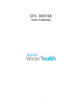 Waterhealth Denver 6 Personnes Manuel utilisateur