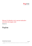 Personnalisation Web Payline: Aide IA &amp; PDF
