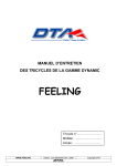 DTA DYNAMIC FEELING Manuel utilisateur