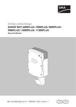 SMA Sunny Boy 8000TL-US Manuel utilisateur