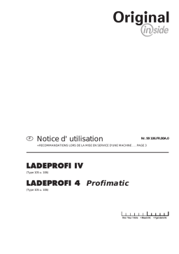 Pottinger LADEPROFI 4 Profimatic Manuel utilisateur