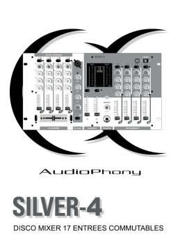 audiophony SILVER 4 Manuel utilisateur